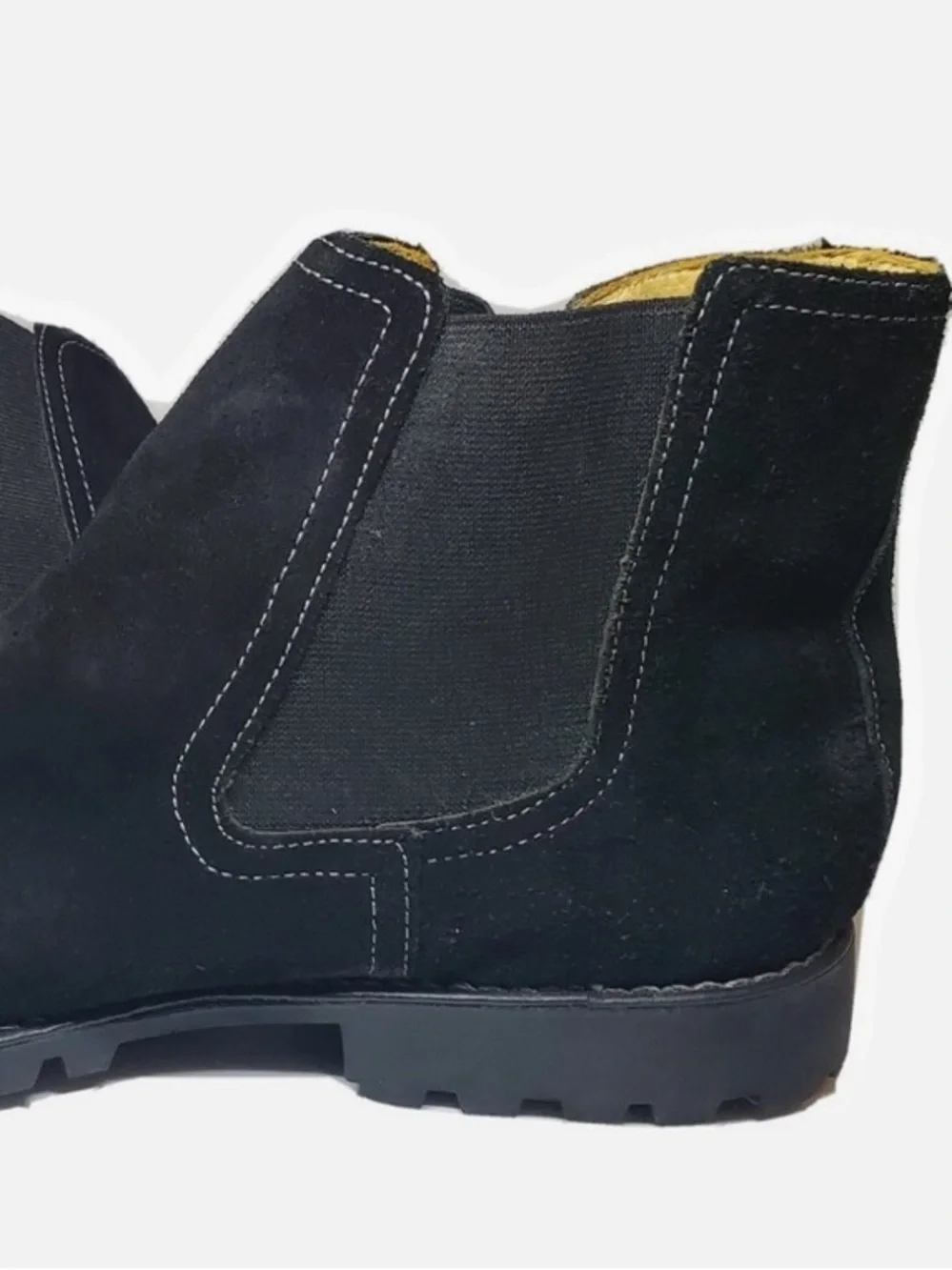 Sandro Moscoloni “Wilbur” Navy Blue Suede M180 Hyper Comfort Chelsea Ankle Boots